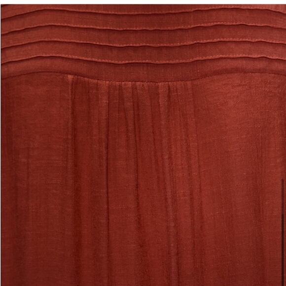 Zara Gathered Ruffled Shirt Size Small - Picture 6 of 6